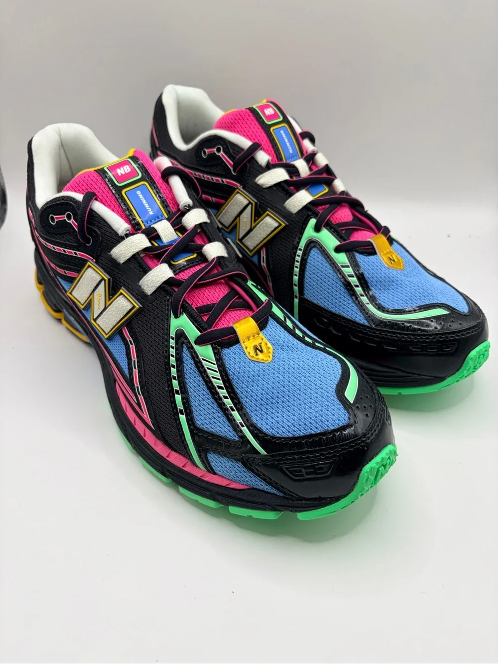 New Balance 1906R Black Multicolor Accent Running Sneakers